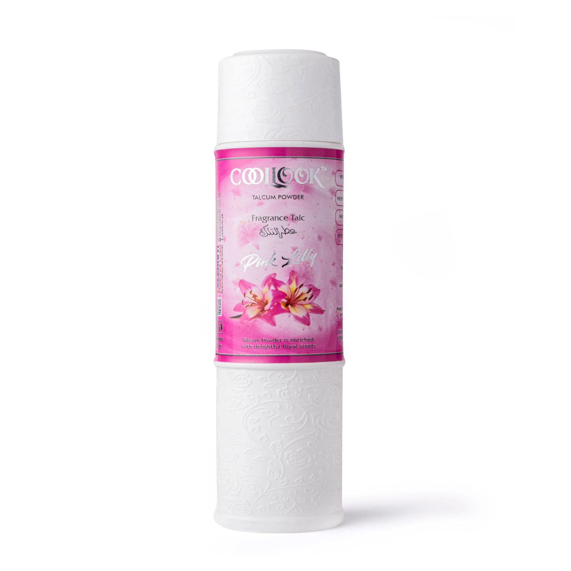 Cool Look Pink Lily Talcum Powder Celebriti